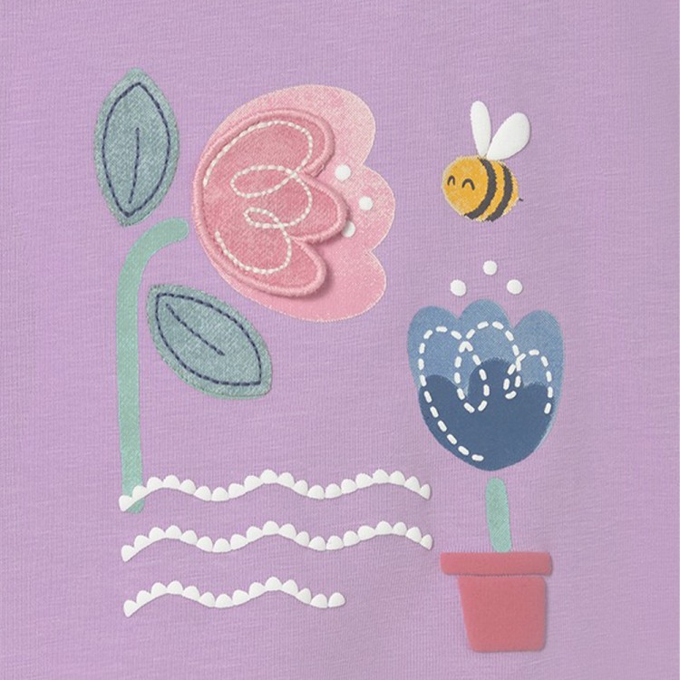 MAYORAL T-shirt lilla interattiva neonata