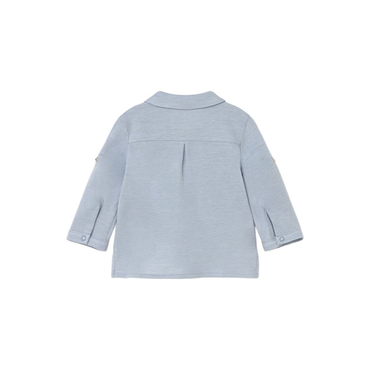 MAYORAL NEWBORN Camicia celeste semplice neonato