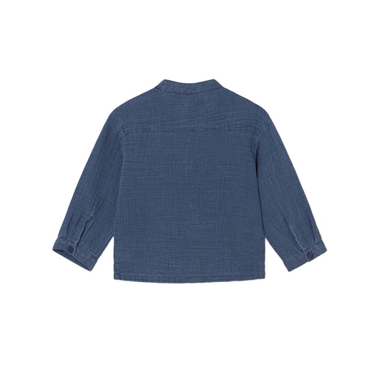MAYORAL Camicia blu navy semplice neonato