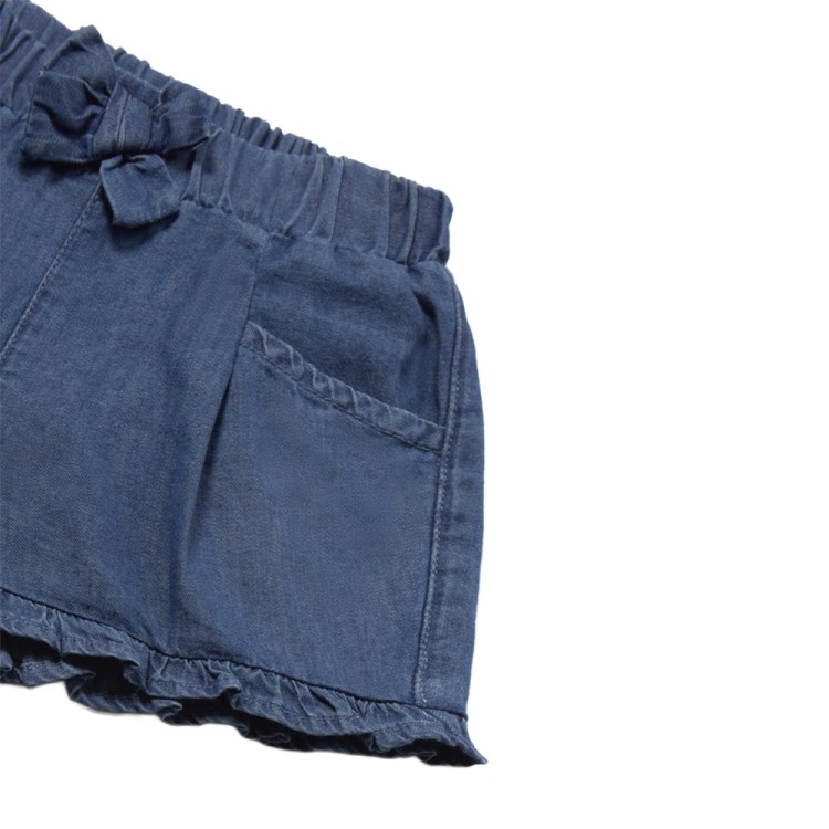 MAYORAL Shorts in denim elasticizzati neonata