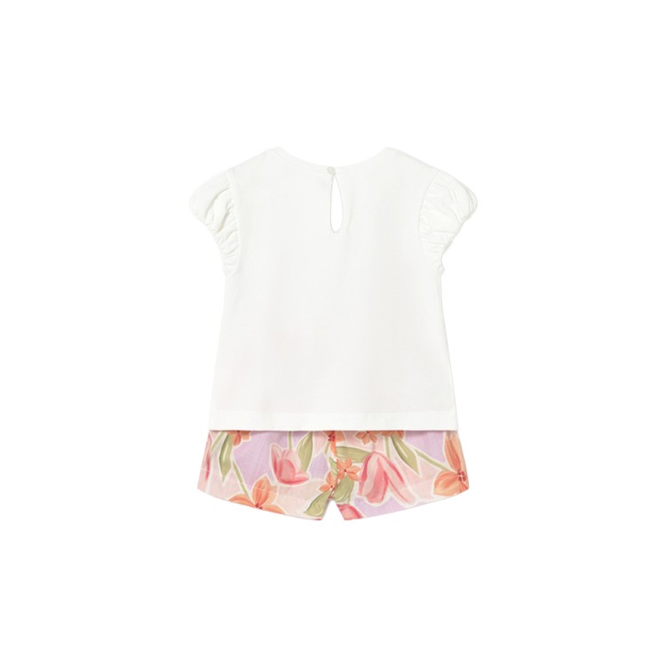 MAYORAL Completo rosa con blusa neonata