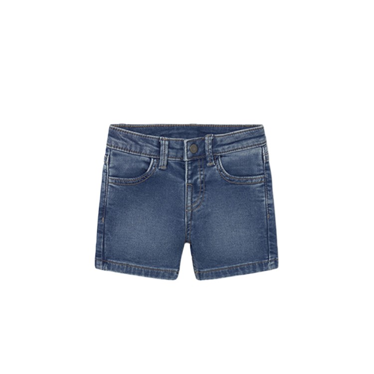 MAYORAL Shorts in denim slavato neonato