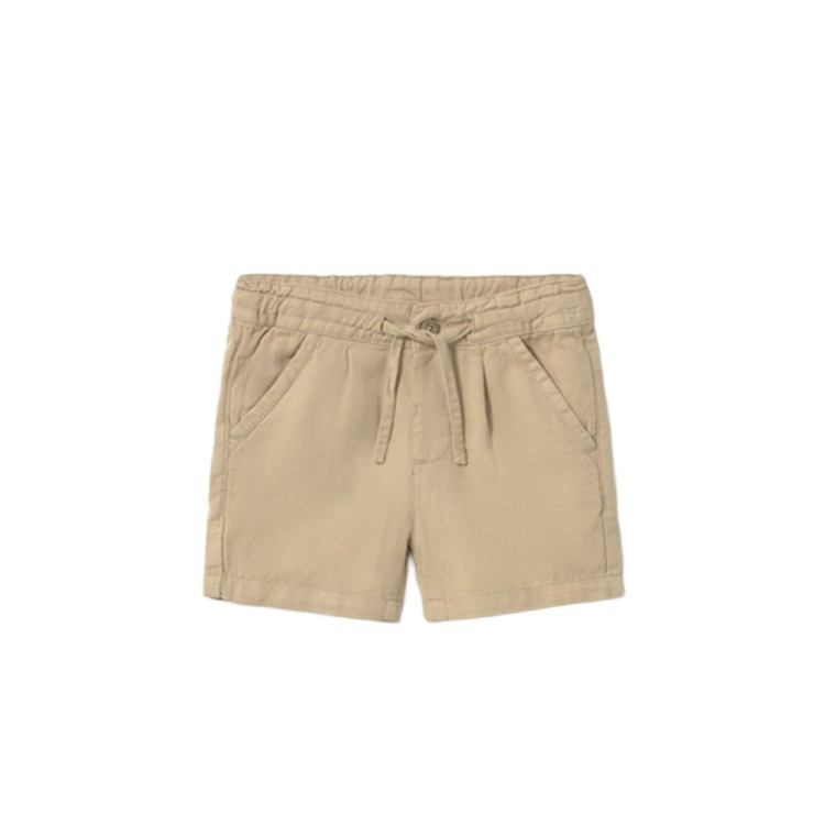 MAYORAL Shorts beige in lino neonato