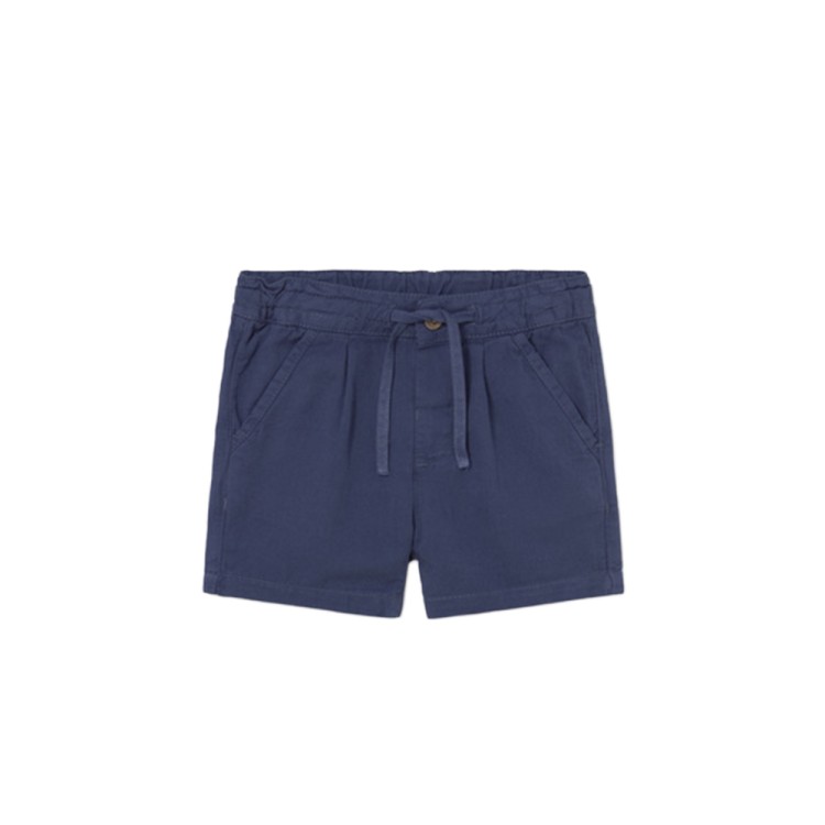 MAYORAL Shorts blu navy in lino neonato