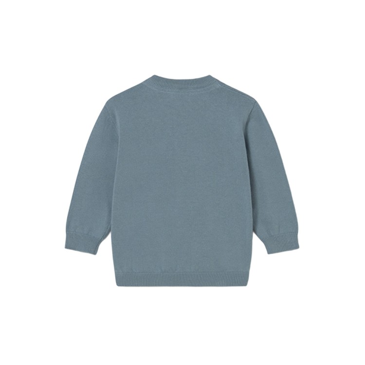 MAYORAL Maglione azzurro con intarsi neonato