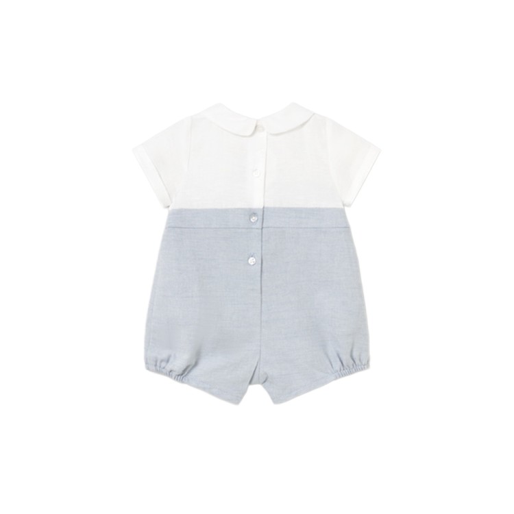 MAYORAL NEWBORN Pagliaccetto celeste da cerimonia neonato