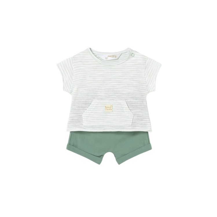 MAYORAL NEWBORN Completo verde 4 pezzi neonato