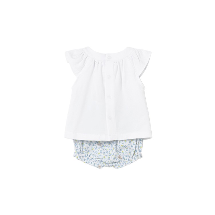 MAYORAL NEWBORN Completo azzurro 4 pezzi neonata