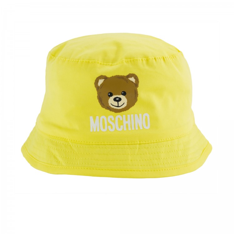 MOSCHINO Cappello giallo neonata