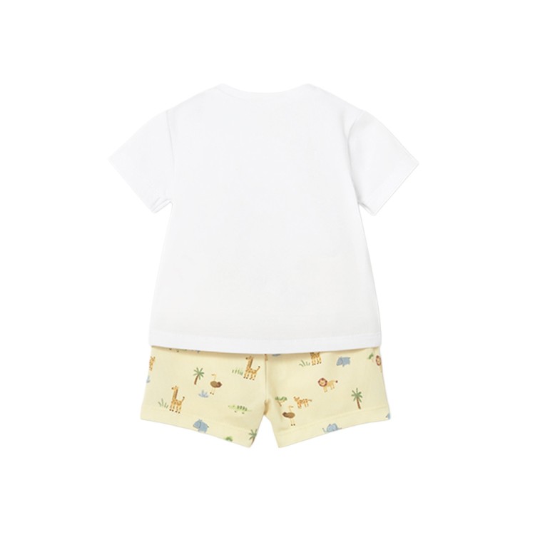 MAYORAL NEWBORN Completo giallo 4 pezzi neonato