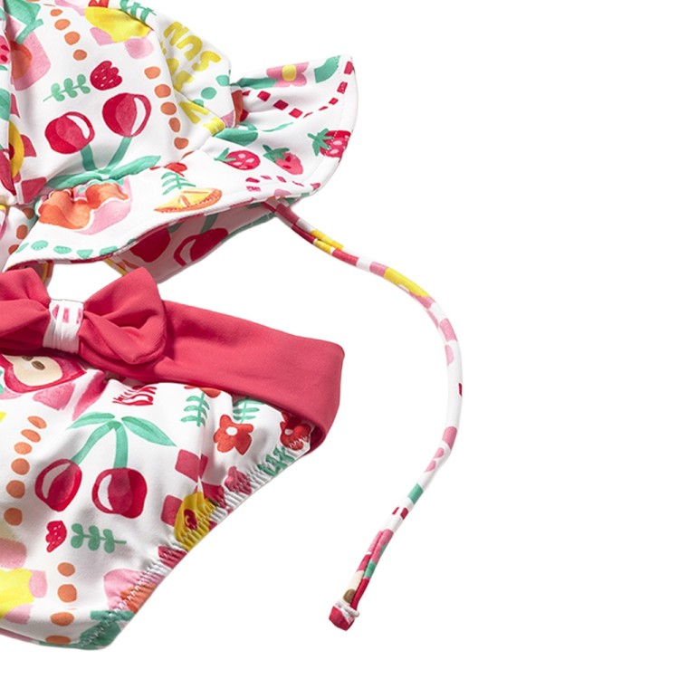 MAYORAL Completo mare fucsia con cappello neonata