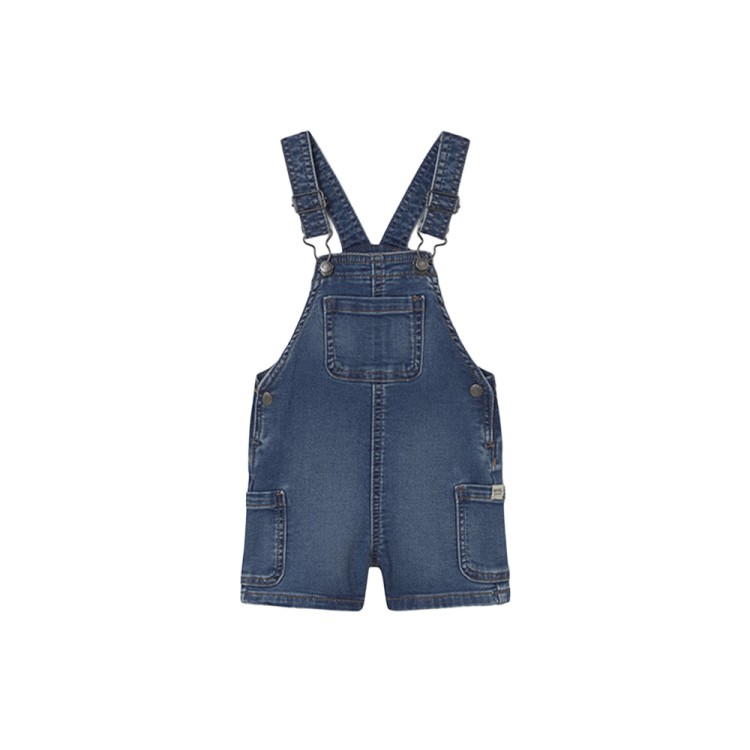 MAYORAL Salopette jeans corta neonato