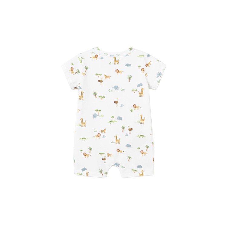 MAYORAL NEWBORN Set di 2 tutine corte gialle neonato