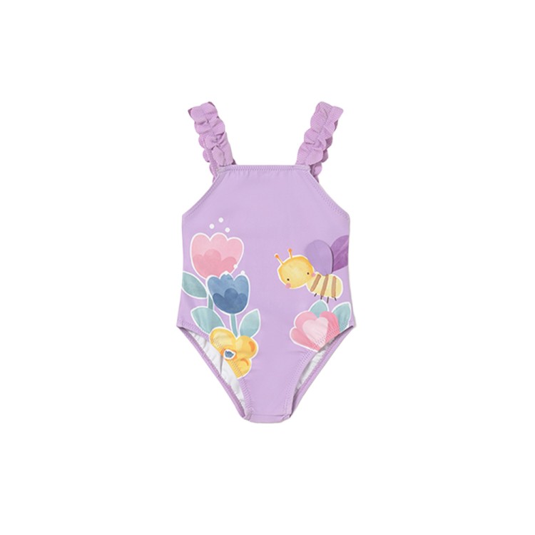 MAYORAL Costume lilla stampato neonata