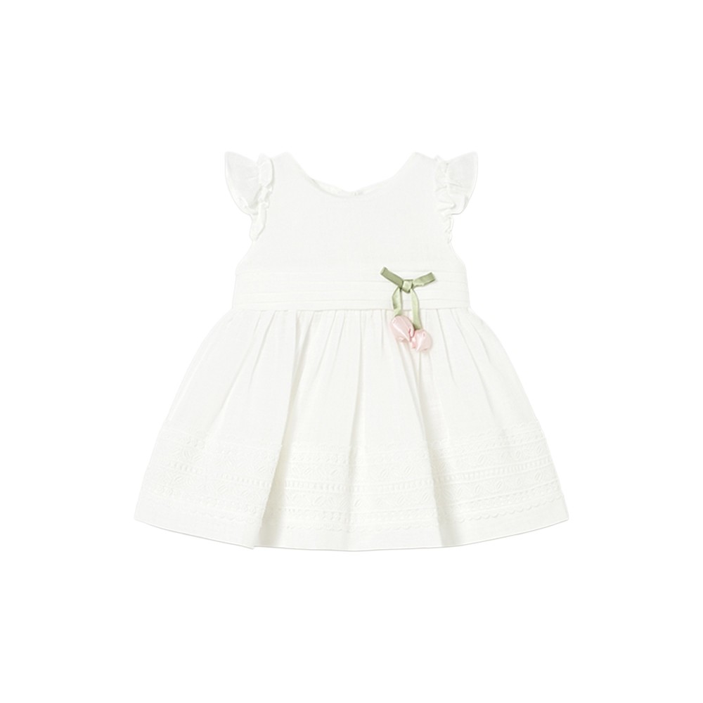 MAYORAL Abito bianco cinta...