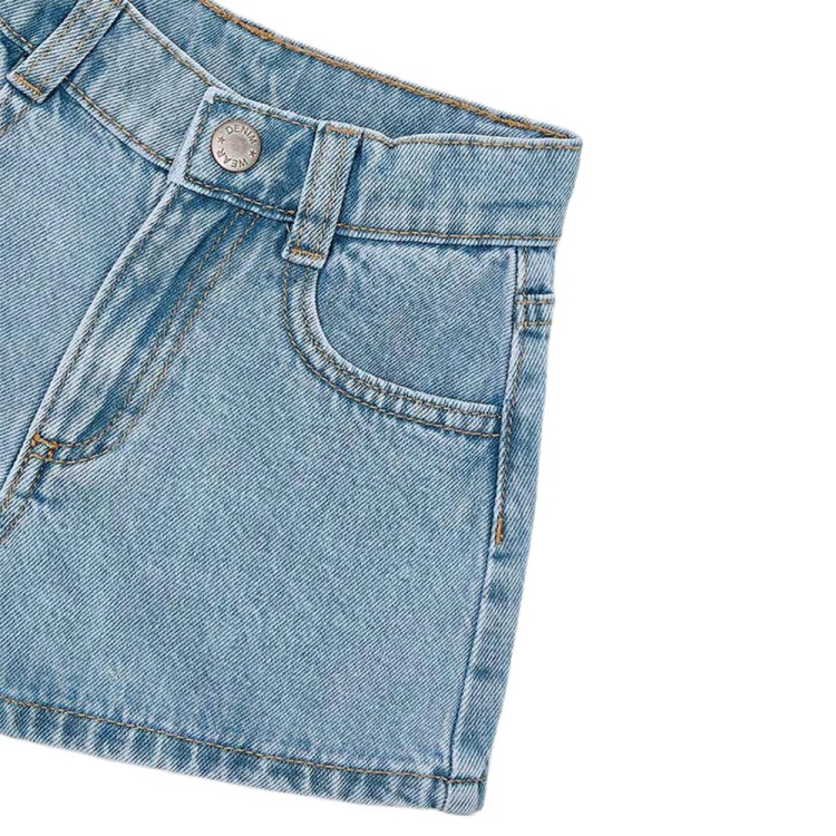 MAYORAL Shorts in denim chiaro bambina