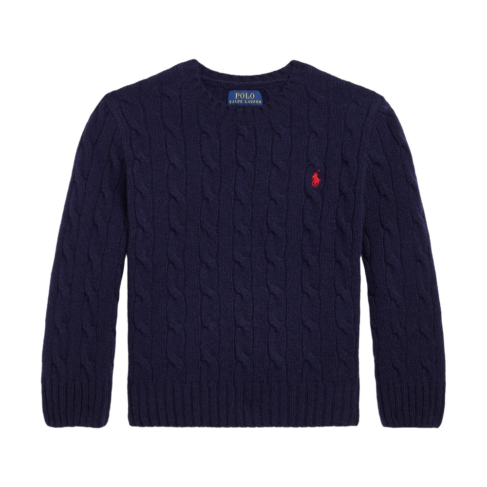 RALPH LAUREN Maglione blu...