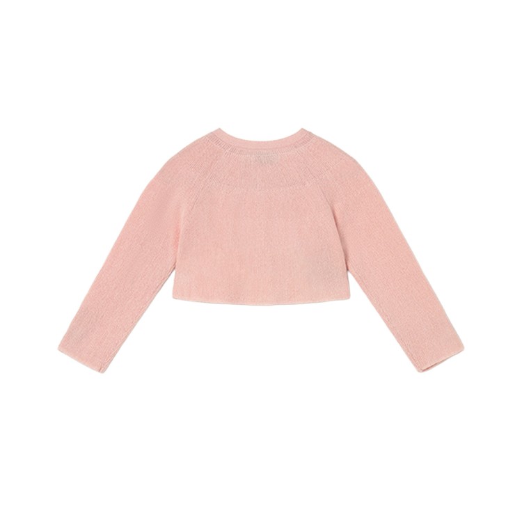 MAYORAL Cardigan rosa tricot basic neonata