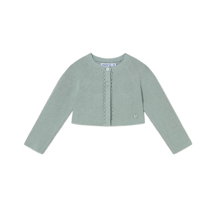 MAYORAL Cardigan salvia tricot basic neonata