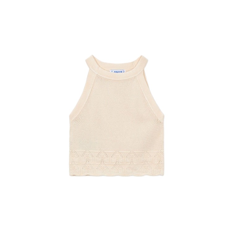 MAYORAL Top sabbia tricot bambina