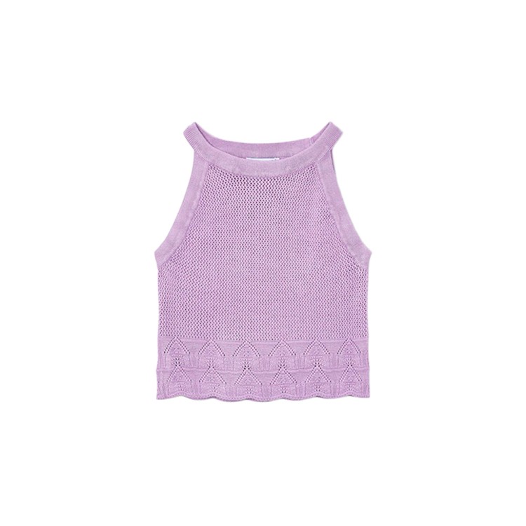 MAYORAL Top lilla tricot bambina