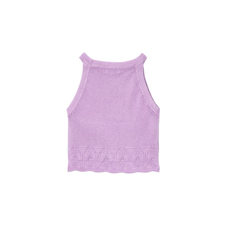 MAYORAL Top lilla tricot bambina
