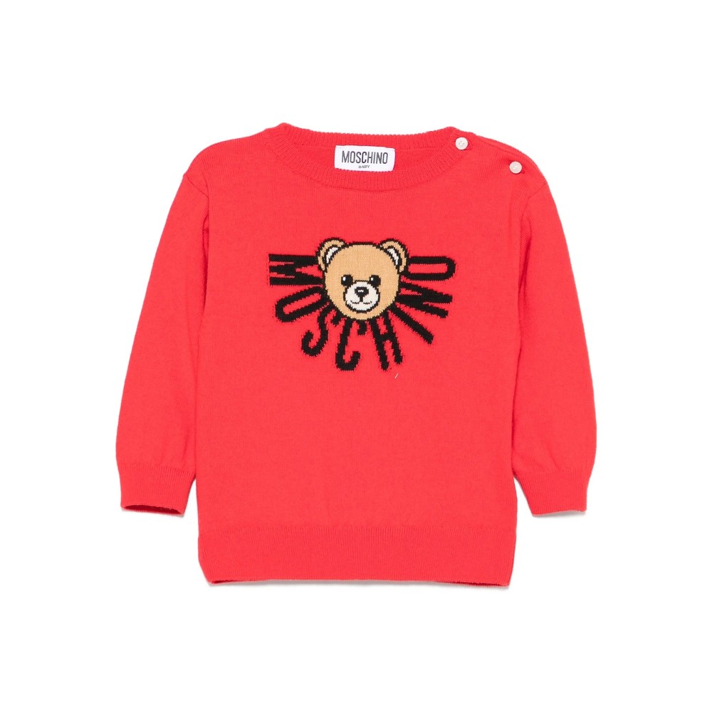MOSCHINO Maglione rosso con...