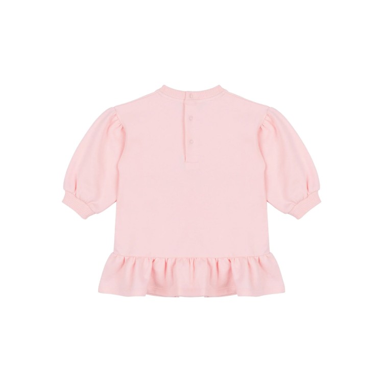 MOSCHINO Abito rosa con orsetto neonata