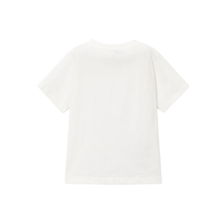 MAYORAL T-shirt bianca con stampa bambino