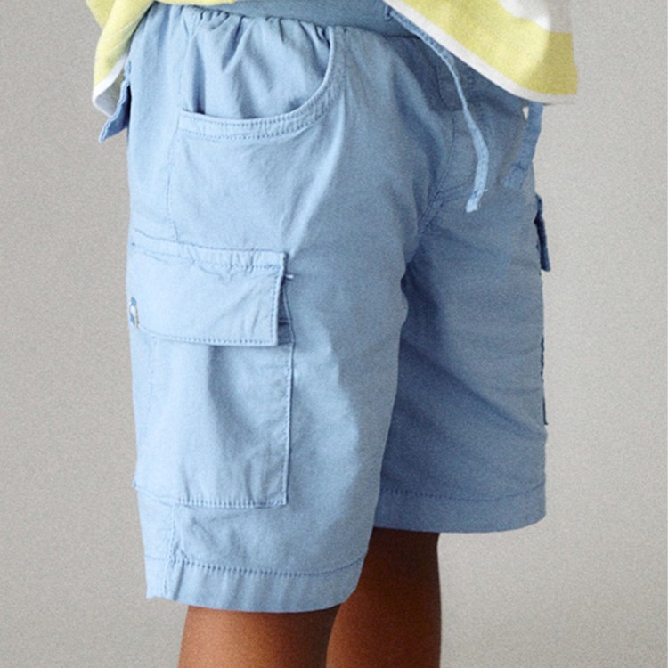 MAYORAL Shorts celesti cargo bambino