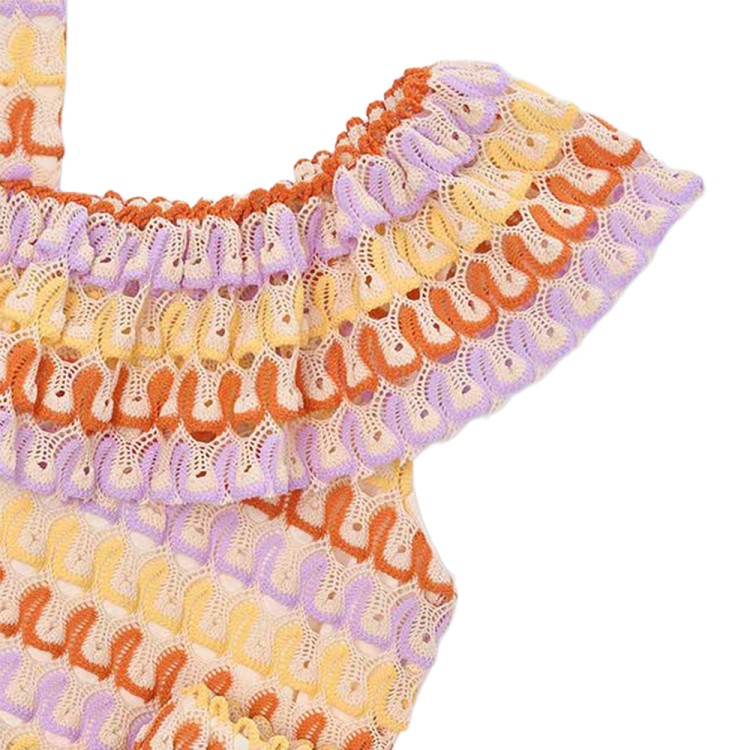 MAYORAL Completo multicolor shorts e top bambina