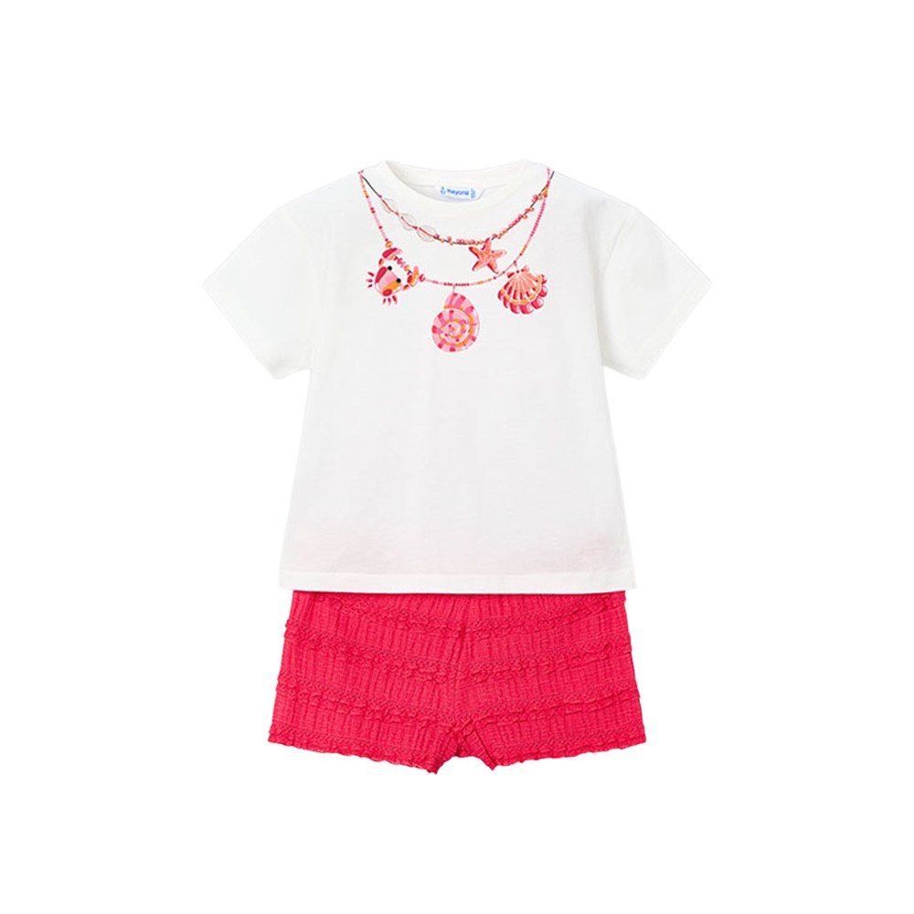 MAYORAL Completo fucsia...