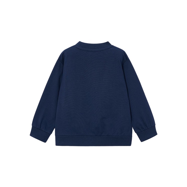 MAYORAL Felpa blu navy goffrata bambino