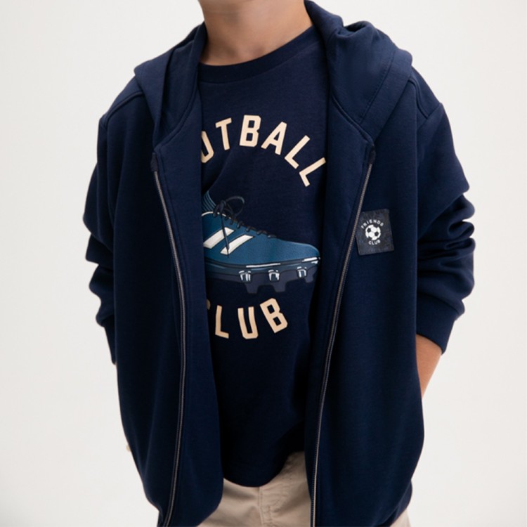 MAYORAL Felpa blu navy full-zip bambino