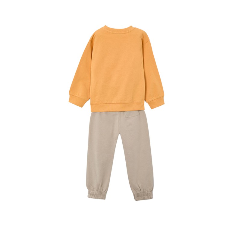 MAYORAL Tuta gialla felpa e pantalone bambino