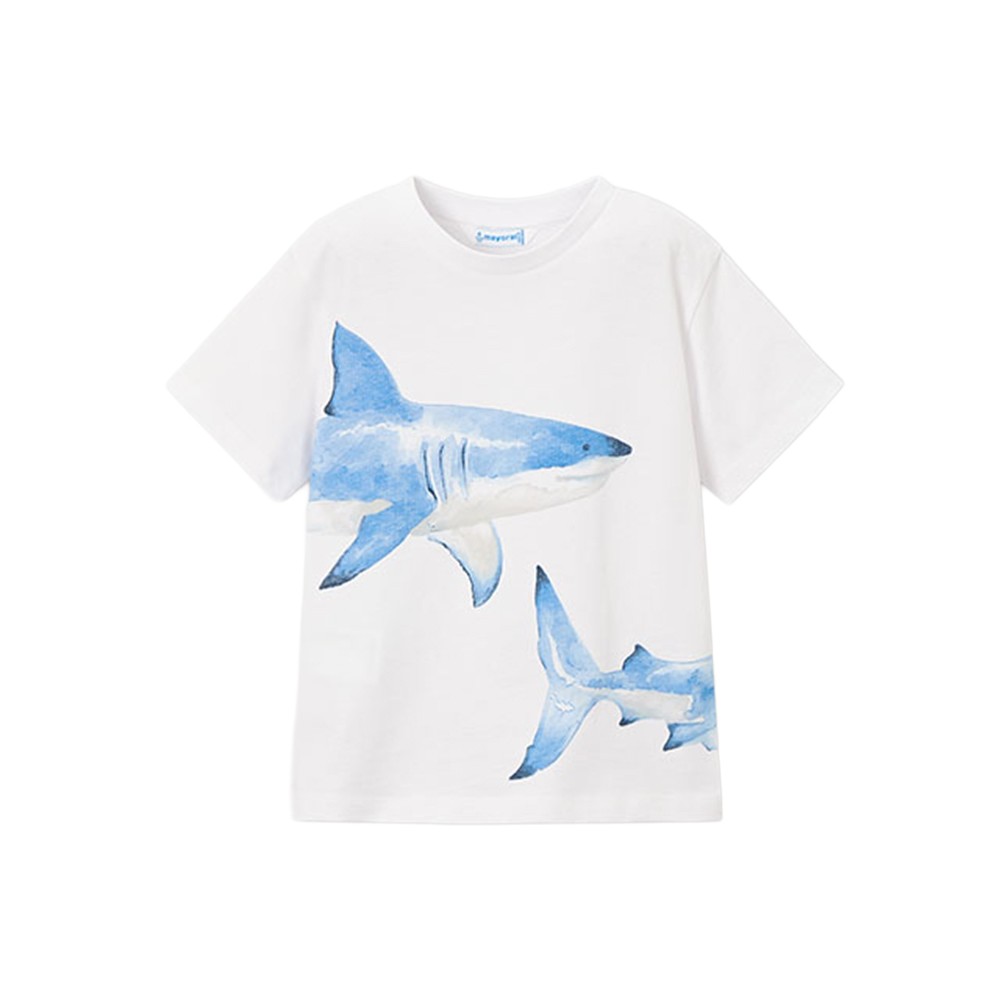 MAYORAL T-shirt bianca con...