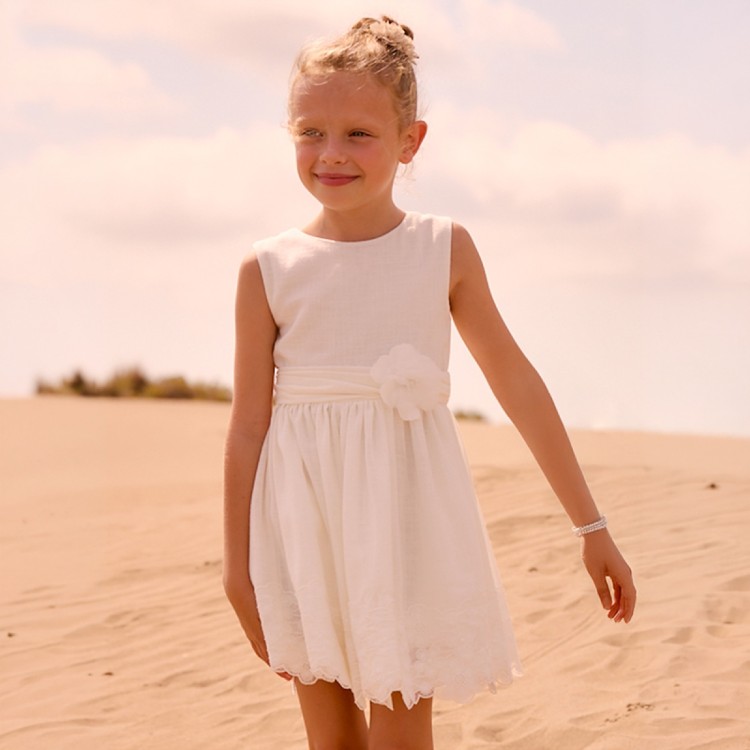 MAYORAL Abito panna da cerimonia bambina