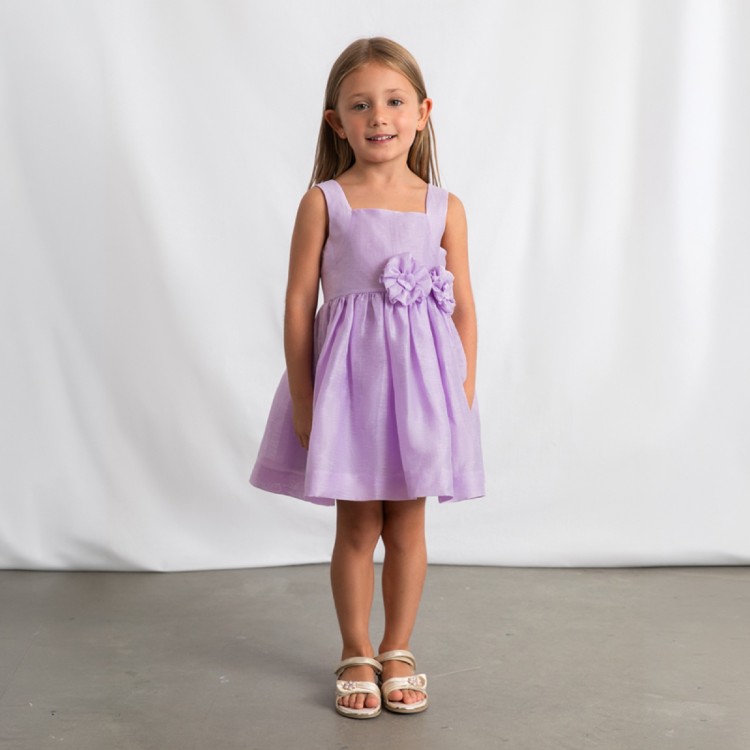 MAYORAL Abito lilla da cerimonia bambina