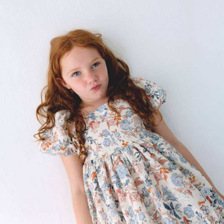 MAYORAL Abito multicolor floreale bambina