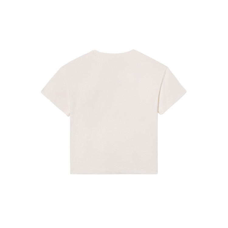 MAYORAL T-shirt panna stampata bambina