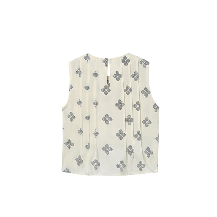 MAYORAL Top panna stampato bambina