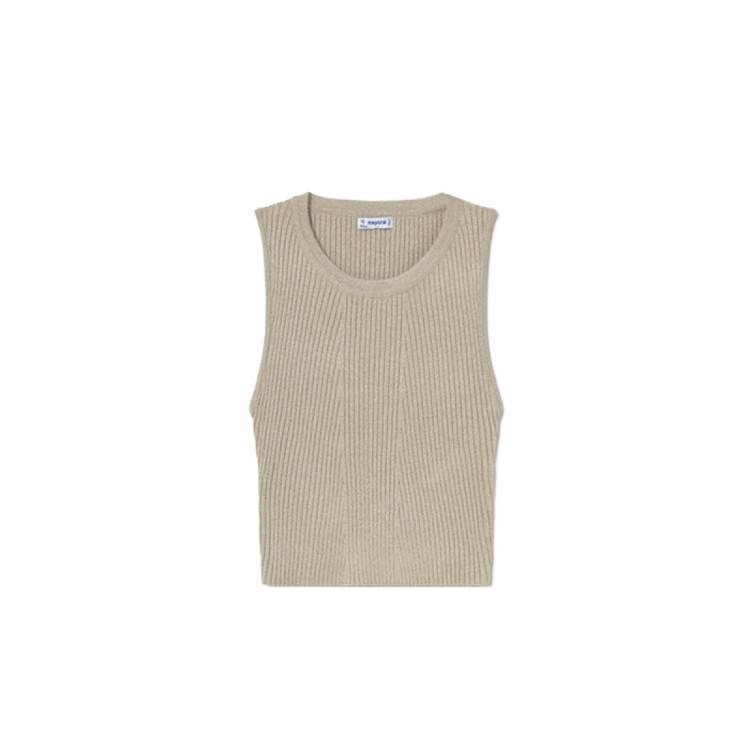 MAYORAL Top tricot cut-out bambina