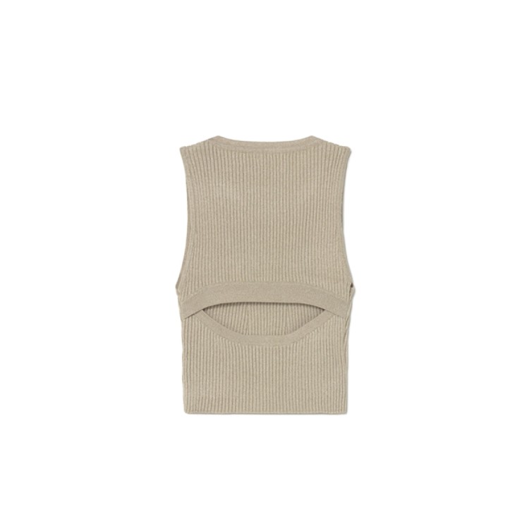 MAYORAL Top tricot cut-out bambina