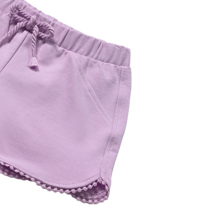 MAYORAL Shorts lilla in felpa neonata