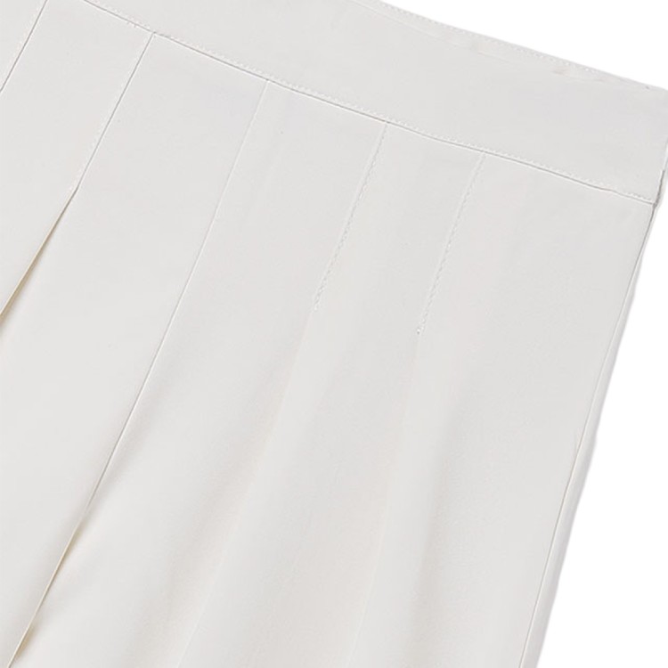 MAYORAL Pantaloni panna in crêpe bambina