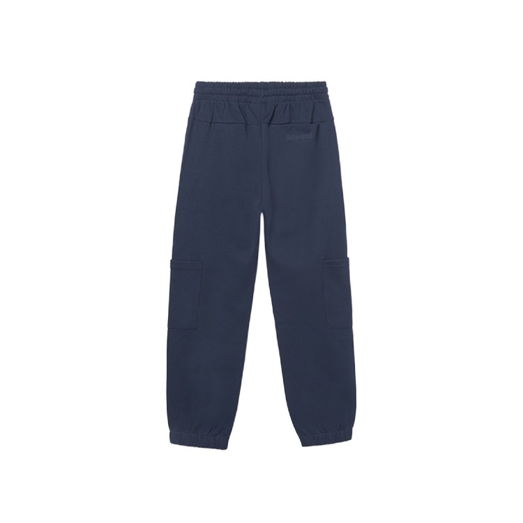 MAYORAL Jogger blu navy cargo con zip bambino