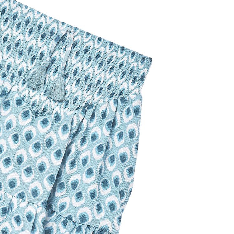 MAYORAL Gonna celeste stampata bambina