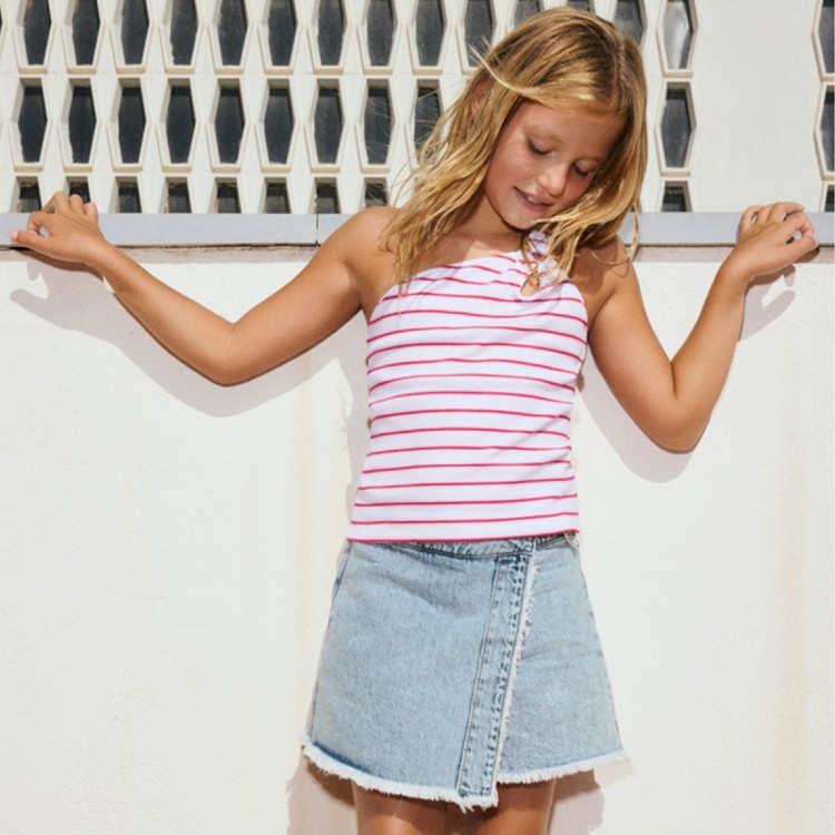 MAYORAL Gonna pantalone in jeans bambina