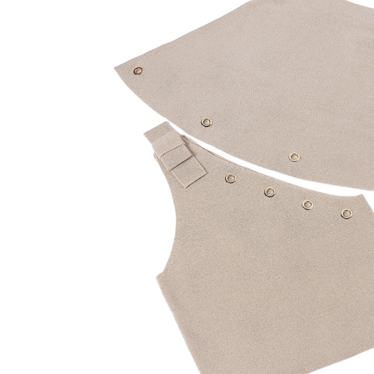 MAYORAL Completo sabbia tricot gonna e top bambina