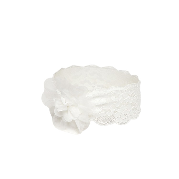 MAYORAL NEWBORN Set bianco cerchietto e calzini neonata